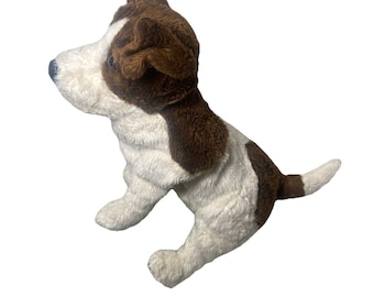 Folkmanis Jack Russell Terrier Dog Hand Puppet Plush Stuffed Animal Toy