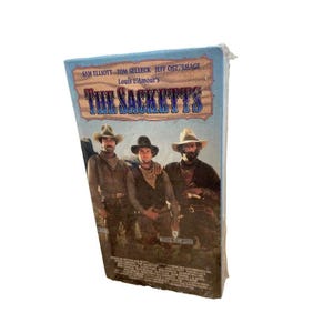 The Sacketts VHS New and Sealed Tom Selleck Sam Elliot Louis L&#39;Amour&#39;s Western