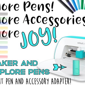 DESMOR Cricut Joy Pen Adapter for Cricut Explore Air and Maker Series  Machines