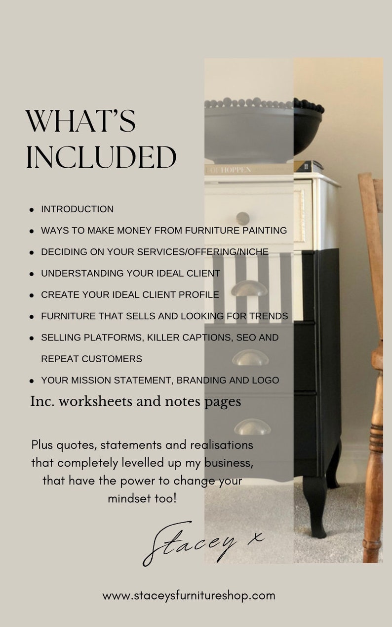 How to Make Money Upcycling Furniture Ebook, Digital Guide, Small