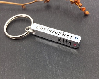 Cadeau pour papa, cadeau pour maman, porte-clés papa, cadeau de Noël, porte-clés maman, cadeau d'anniversaire, cadeau pour mari, cadeau papa, porte-clés personnalisé