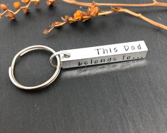 Cadeau pour papa, porte-clés papa, cadeau d'anniversaire pour papa, cadeau fête des pères, cadeau pour mari, cadeau papa, porte-clé papa, cadeau personnalisé