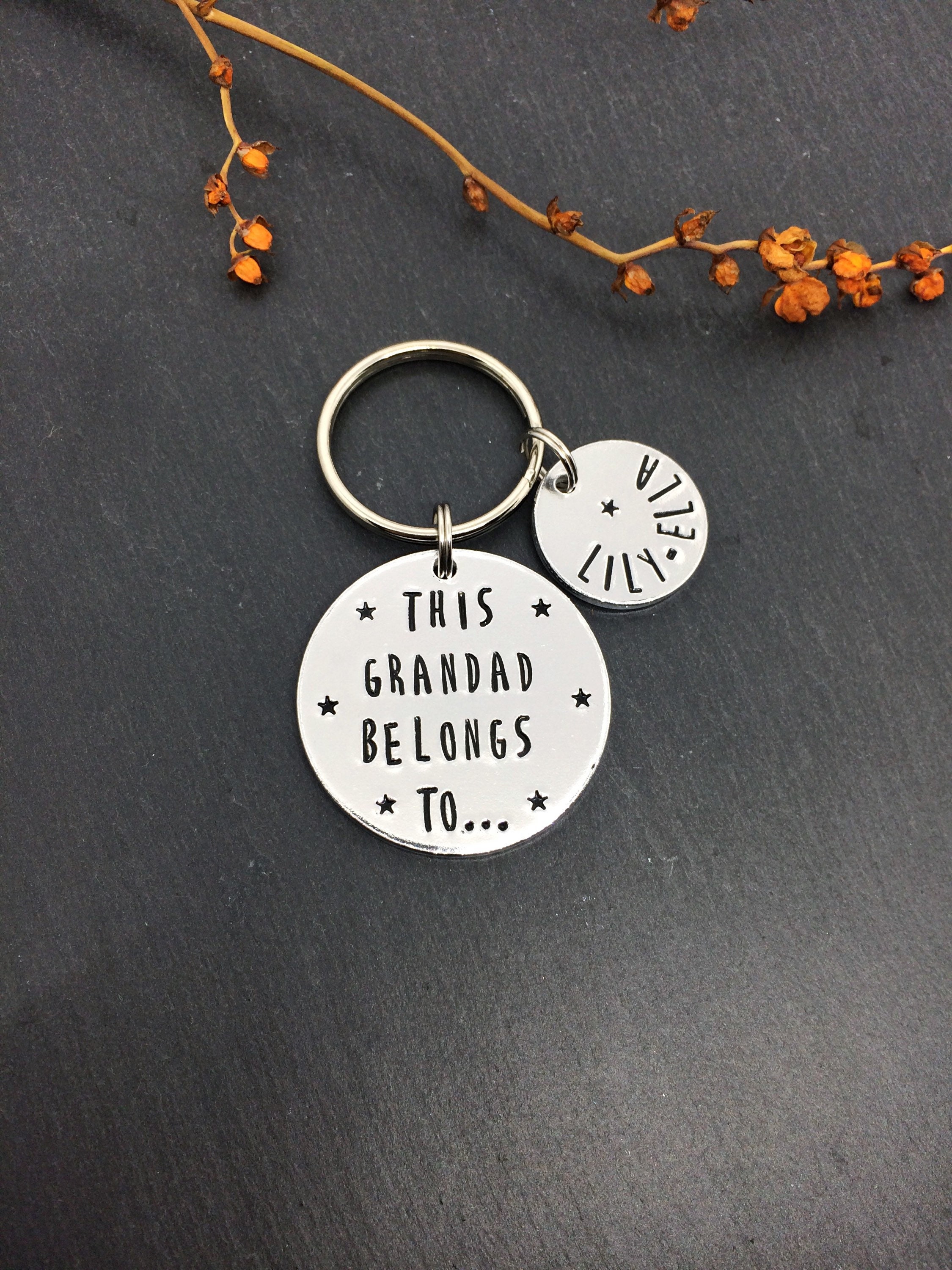 Gift for Grandad Grandad Keyring Christmas Gift - Etsy UK