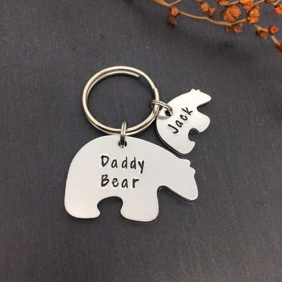 daddy bear keyring