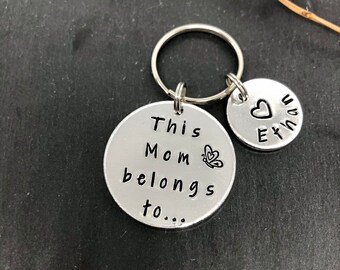 Mom keyring, gift for mom, birthday gift for mom, Mothers Day gift, gift for mum, mom gift, mom keychain, personalised gift