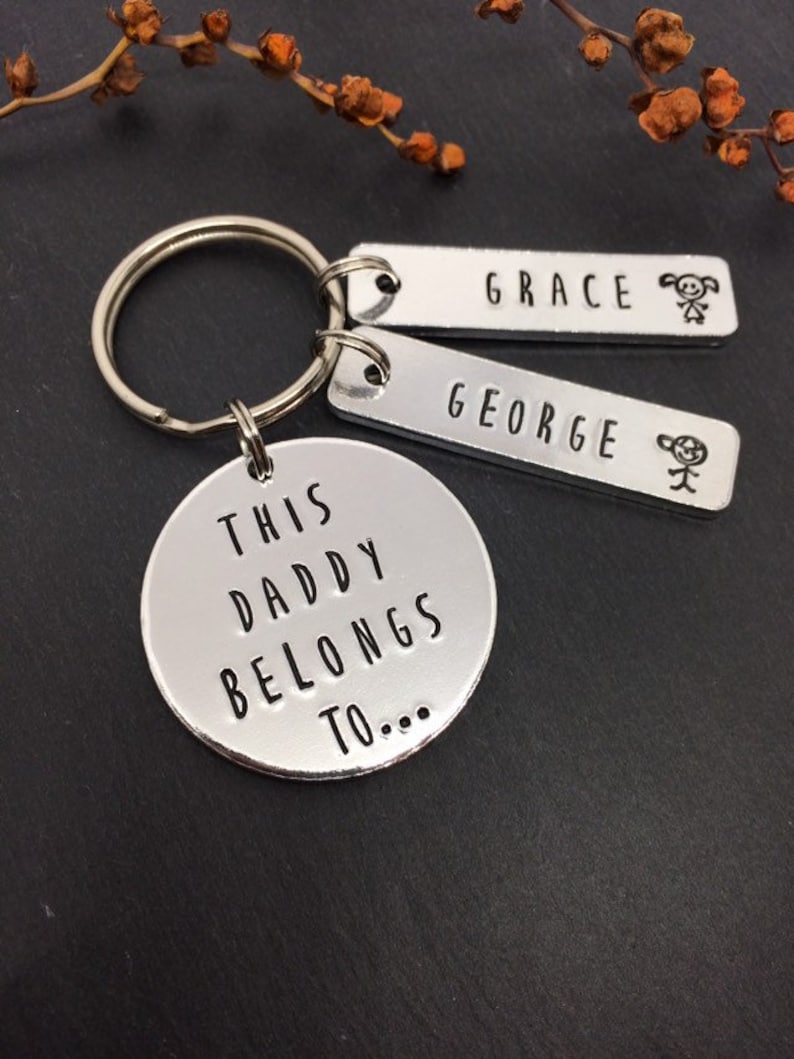 personalised keyring for husband