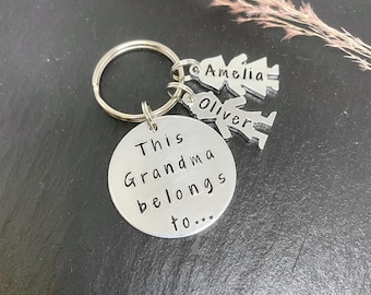 Grandma keyring, gift for Grandma, Christmas gift, Grandma gift, birthday gift, gift for Gran, Grandma keychain, personalised gift