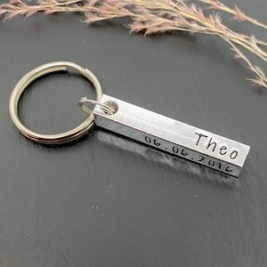 Baby Birth Details Keyring, New Dad, Christmas gift, Personalised New Baby Gift, Daddy Keyring, Mummy Keyring, Gift For Mummy