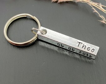 Baby Birth Details Keyring, New Dad, Christmas gift, Personalised New Baby Gift, Daddy Keyring, Mummy Keyring, Gift For Mummy