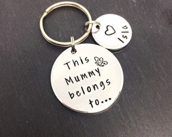 Mummy keyring, gift for mum, birthday gift for mum, Christmas gift, gift for mummy, mum gift, mummy keychain, personalised gift
