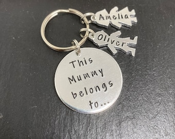 Mummy keyring, gift for mum, birthday gift for mum, Mothers Day gift, gift for mummy, mum gift, mummy keychain, personalised gift