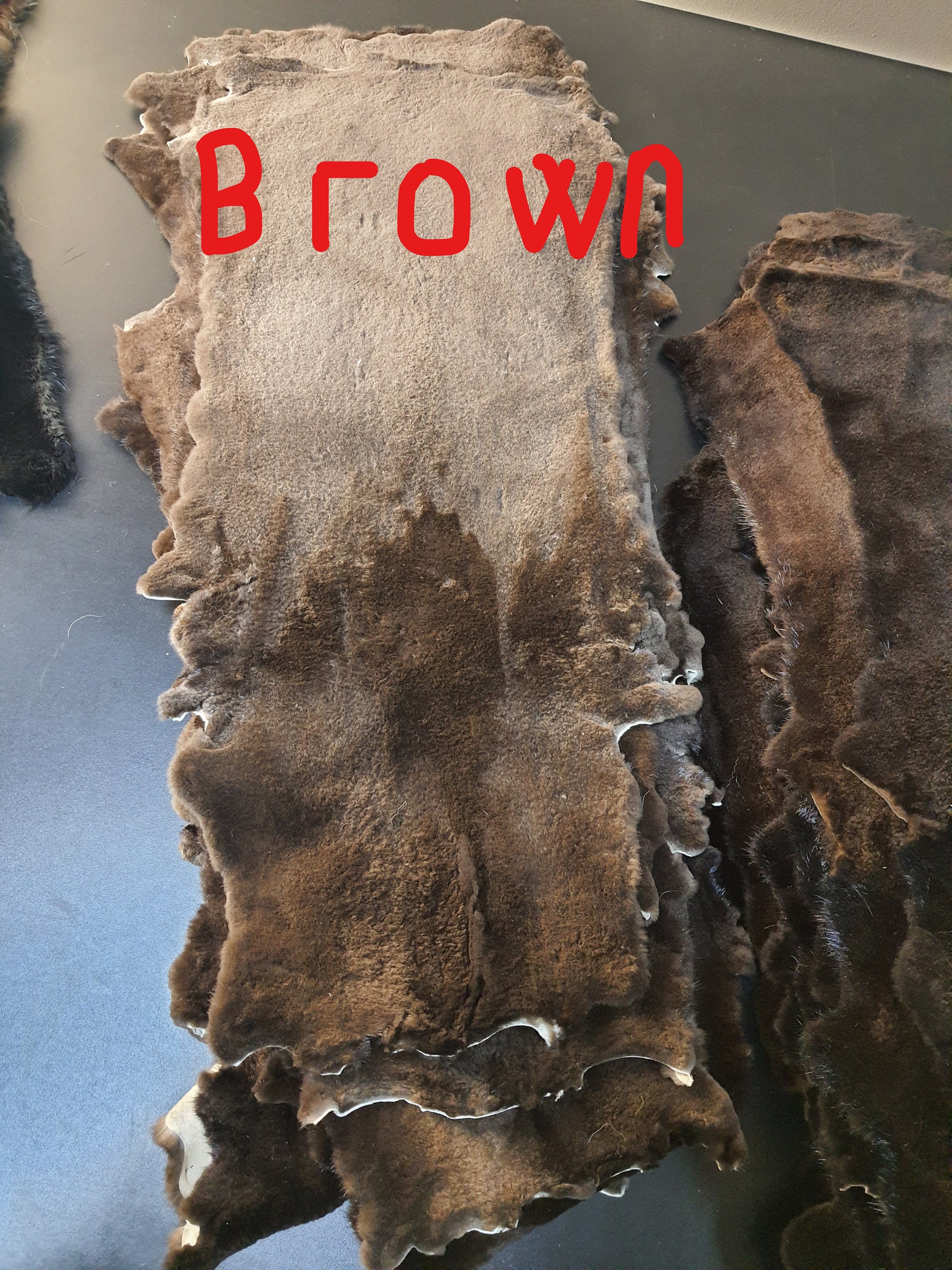 Sheared mink pelt mink fur real mink fur mink hide mink Etsy