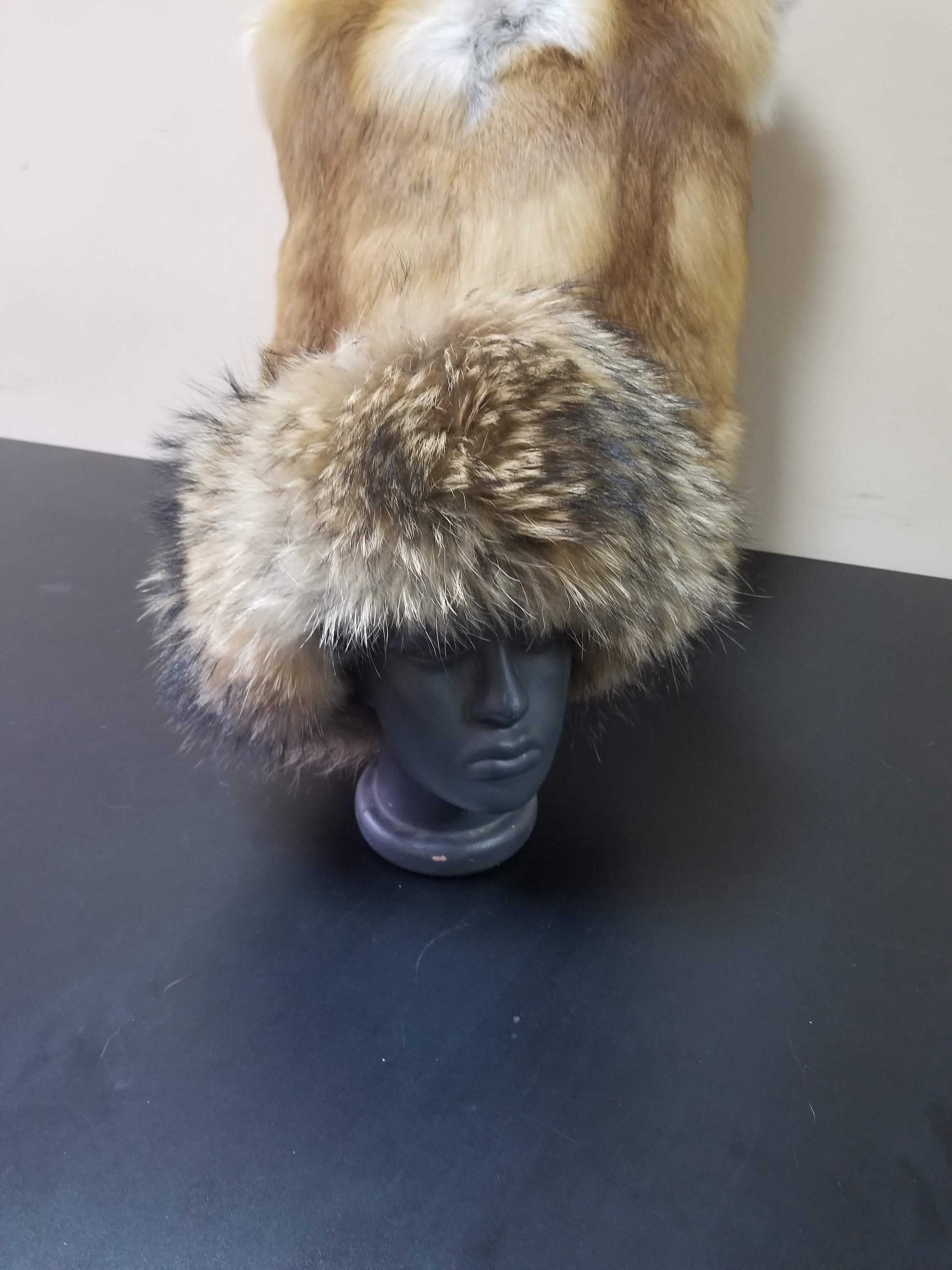 Real Fur Hat for Men Fur Hat Raccoon Fur Hat NEW Fur Hat | Etsy