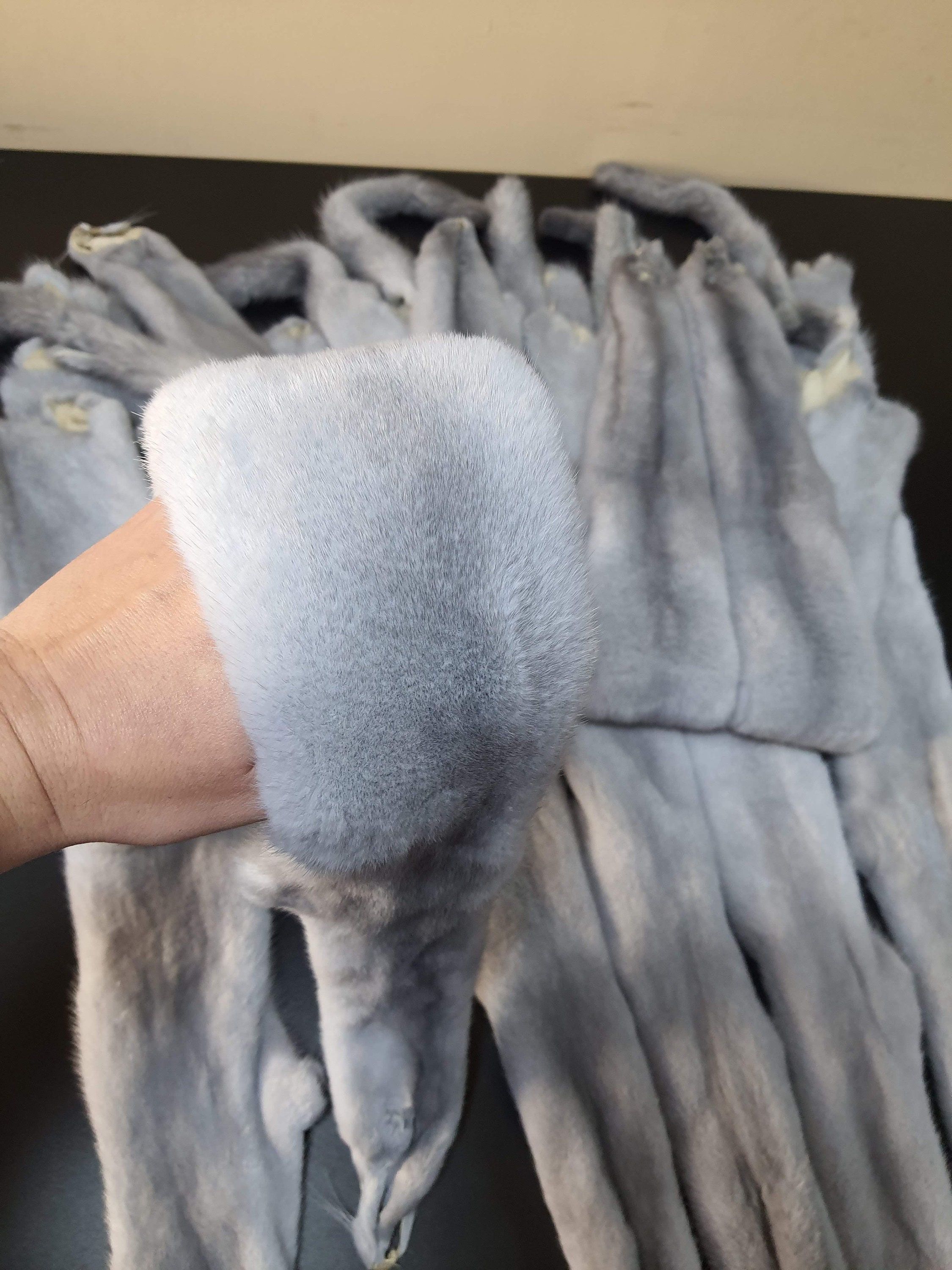 Sapphire Mink Pelts - Etsy