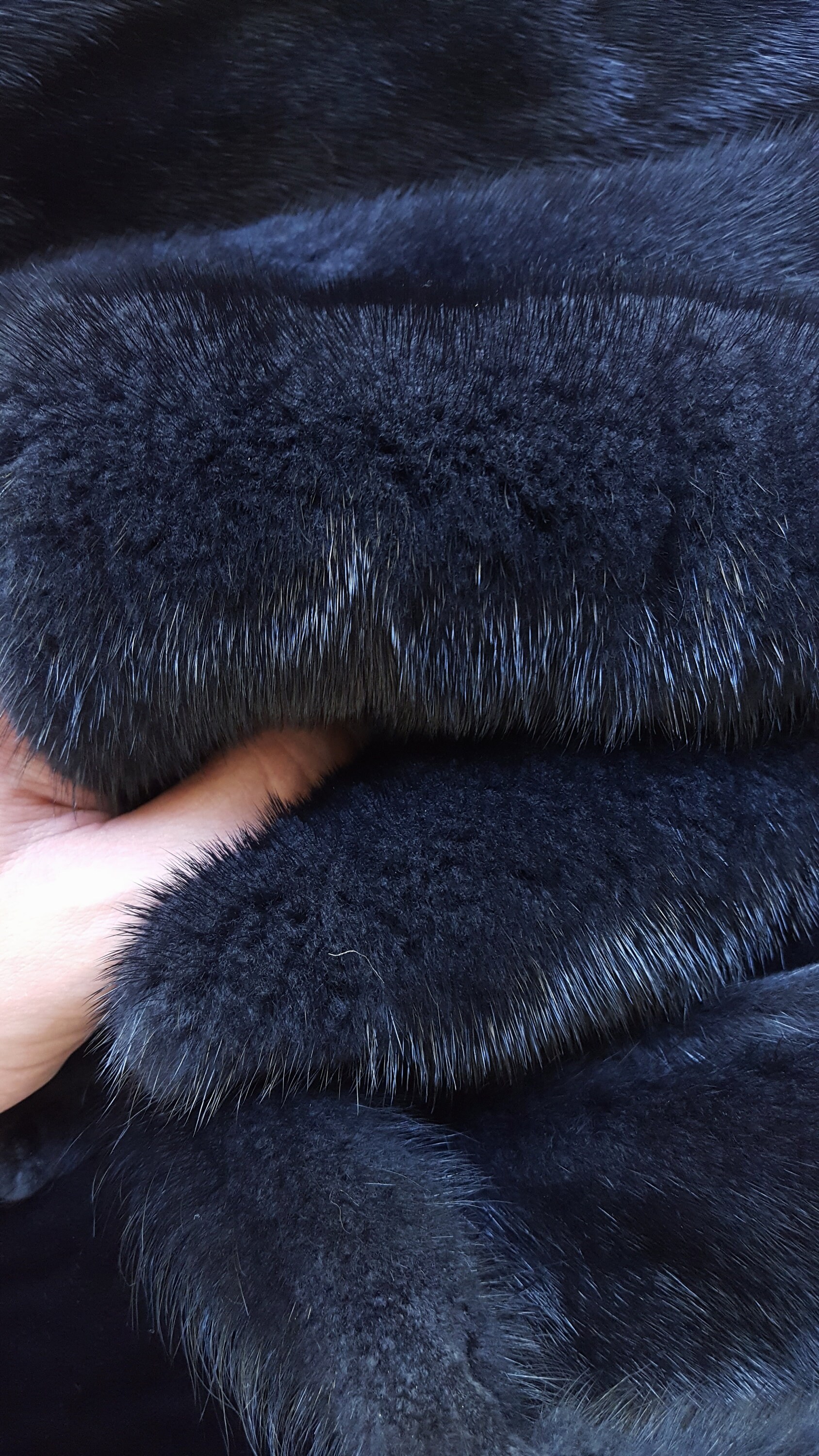 Dark gray mink pelt mink fur mink hide mink skin real mink Etsy