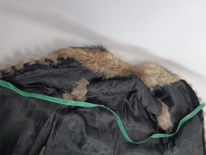 Raccoon fur vest, raccoon fur waistcoat, Fur vest for women, Luxury winter coat, raccoon fur coat, genuine raccoon fur, Real fur, Fox vest image 10