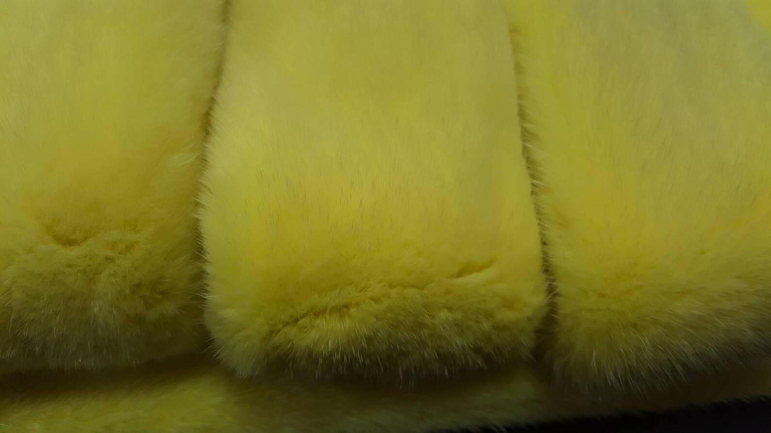 Yellow Mink Mink Fur Fur Real Fur Genuine Mink Fur Color Etsy
