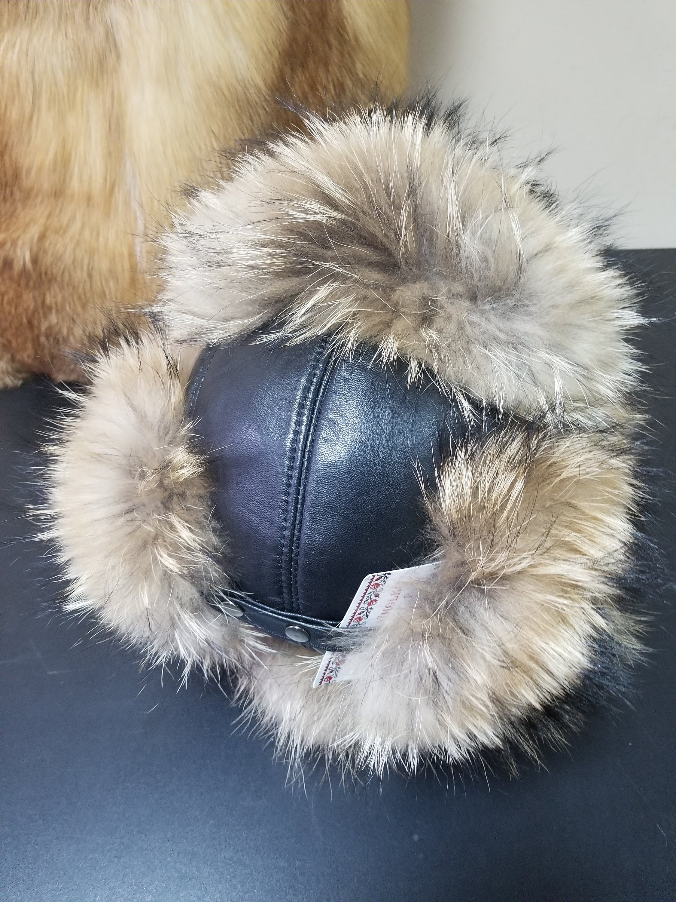 Real Fur Hat for Men Fur Hat Raccoon Fur Hat NEW Fur Hat | Etsy