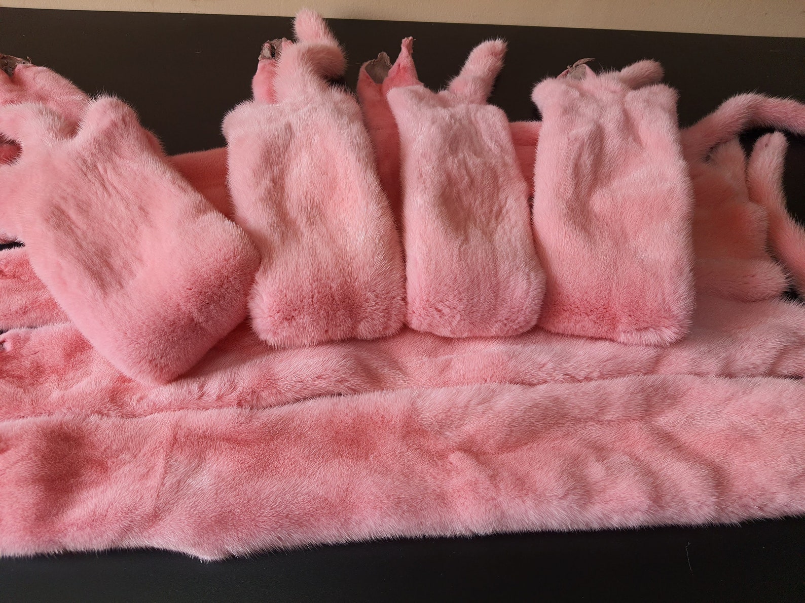 Pink mink pelt mink pelt mink pelts mink fur mink skin Etsy