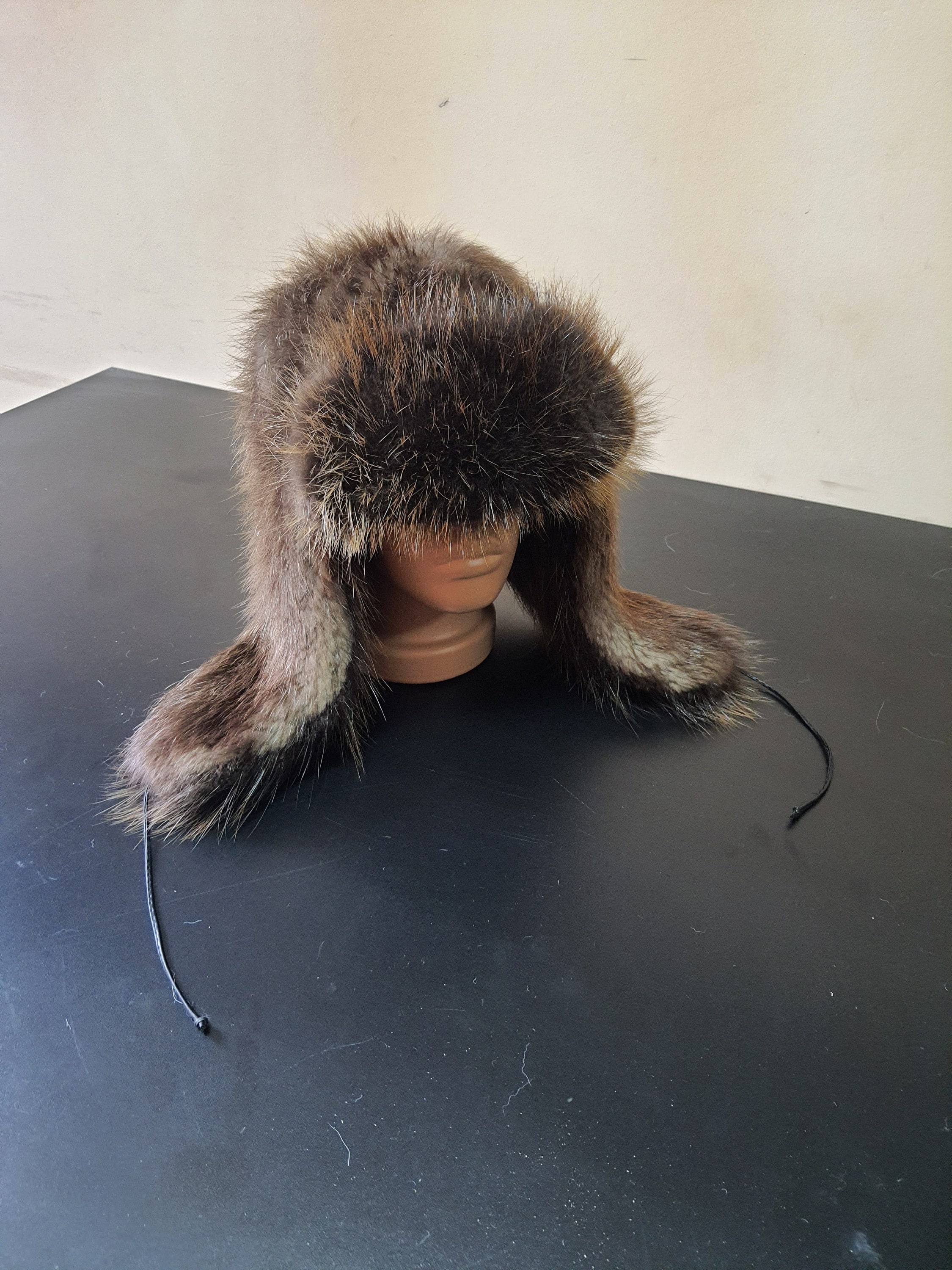 Winter Hats - Gårda Trapper Hat with Faux Fur (Camel)