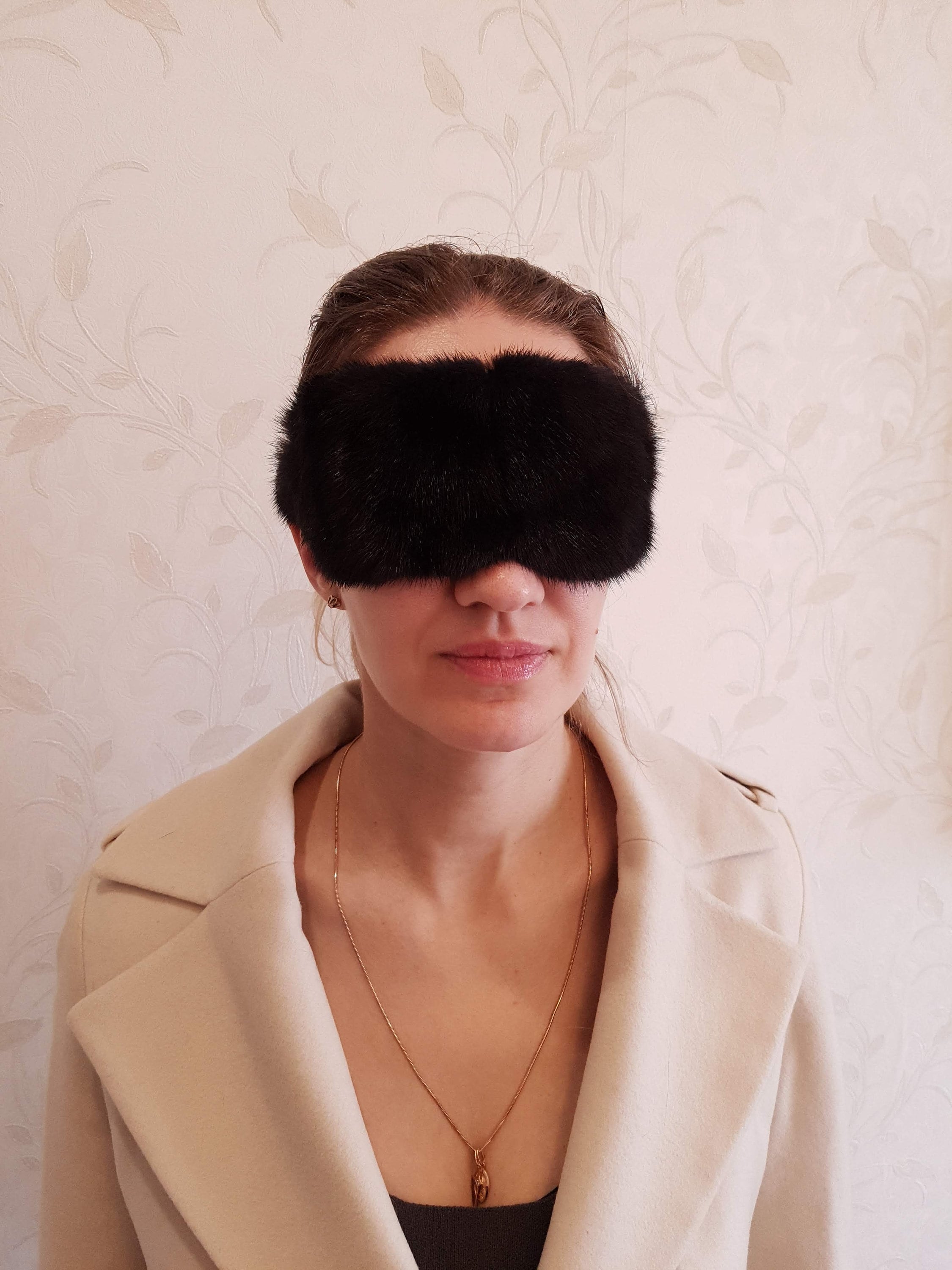 Louis Vuitton Mink Fur Sleep Eye Mask