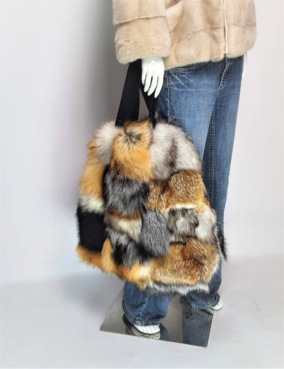 Dania Fur Bag - Shop Women's Box Bags Online – EDGABILITY