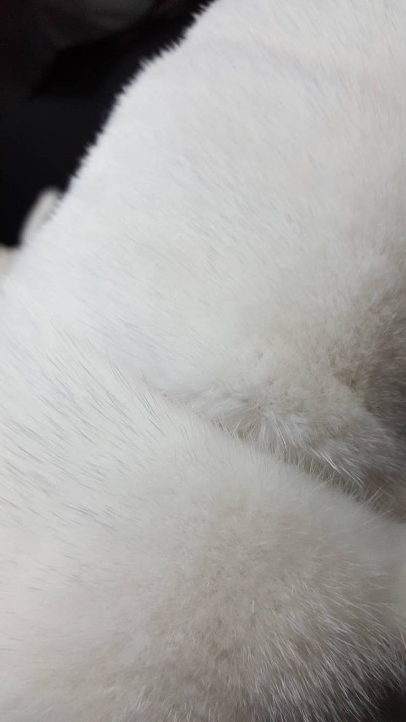 White Mink Pelt White Mink Skin Mink Pelts Mink Pelt Mink Etsy