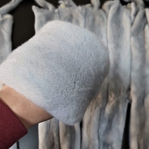 Sapphire mink pelts