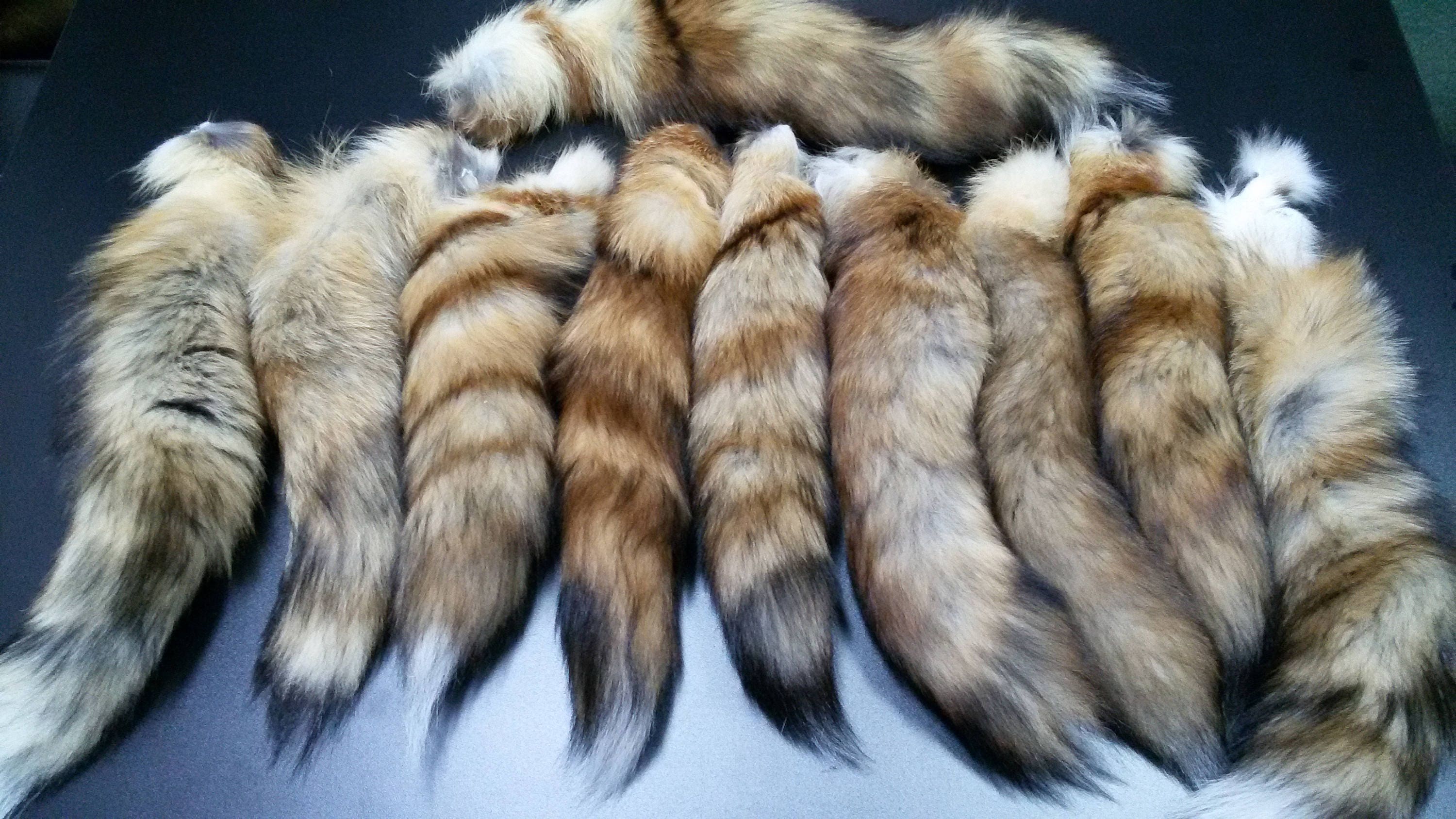 Portachiavi in vera pelliccia VOLPE fox fur keychain POMPON vari colori renard 