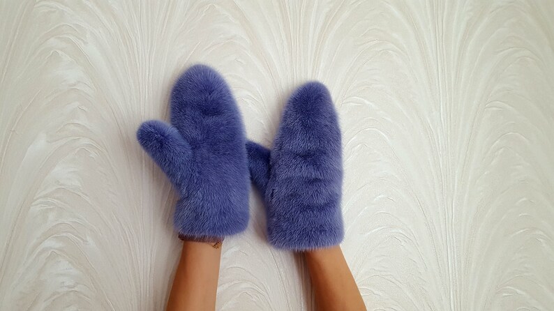 Purple Mink mittens, mittens, luxury gift, mink gloves, gloves, winter mittens, winter gloves, real fur mittens,  real fur gloves, fur glove