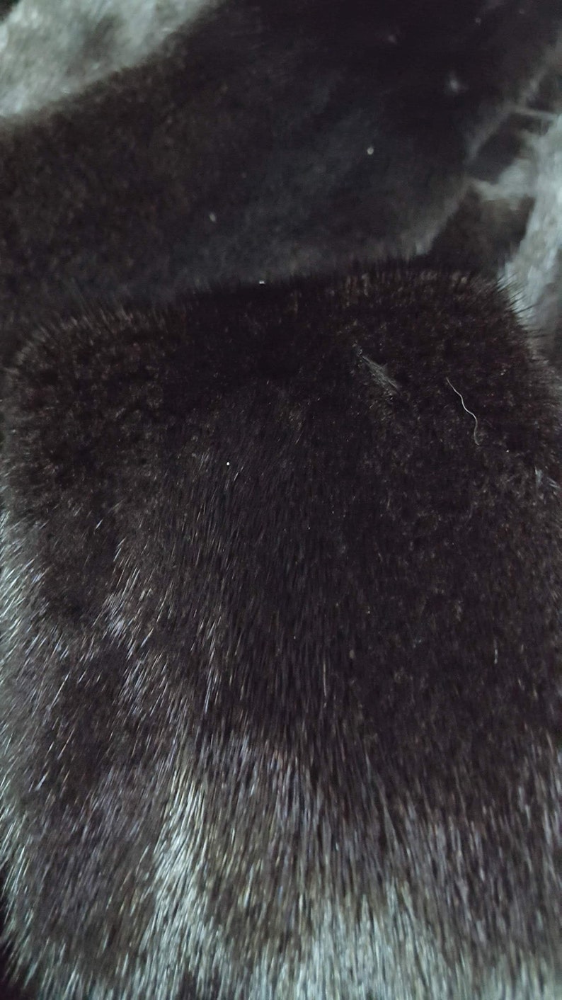 Mink Pelt Black Mink Skin Black Mink Fur Mink Hide Mink Etsy