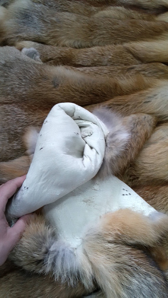 Giacca 44 lunga 60 cm pelliccia di volpe bianca con lavorazione