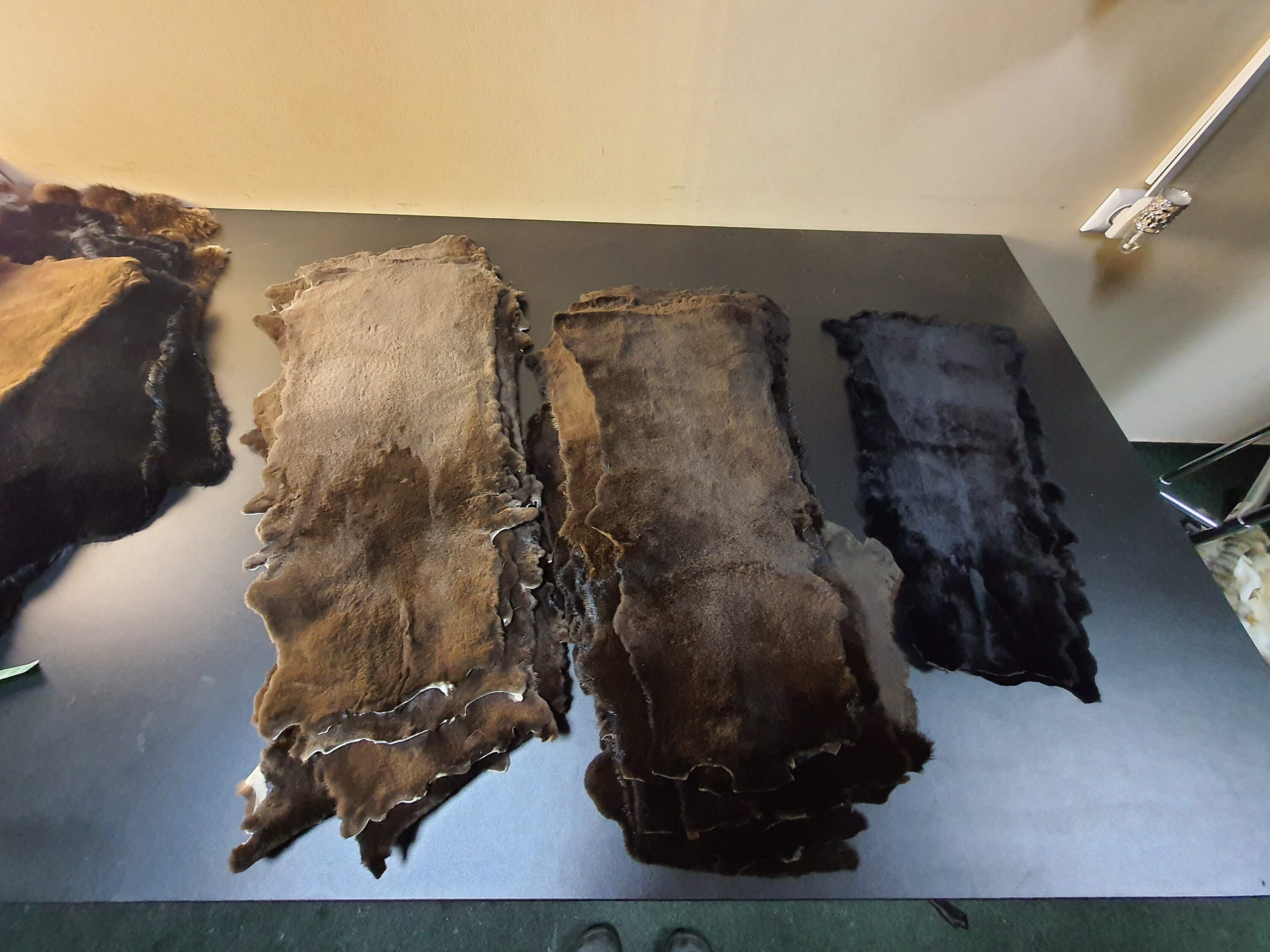 Sheared Mink Pelt Mink Fur Real Mink Fur Mink Hide Mink Etsy