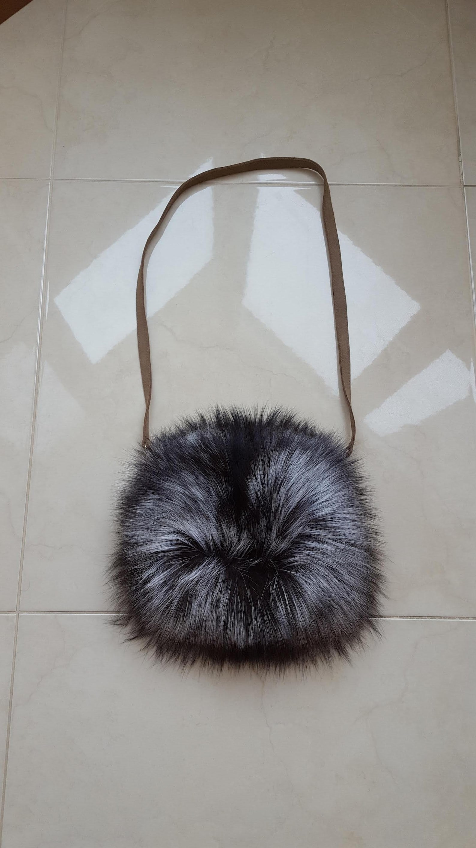 Silver Fox Fur Muff Muff Fur Muff Real Fur Muff Fur Etsy