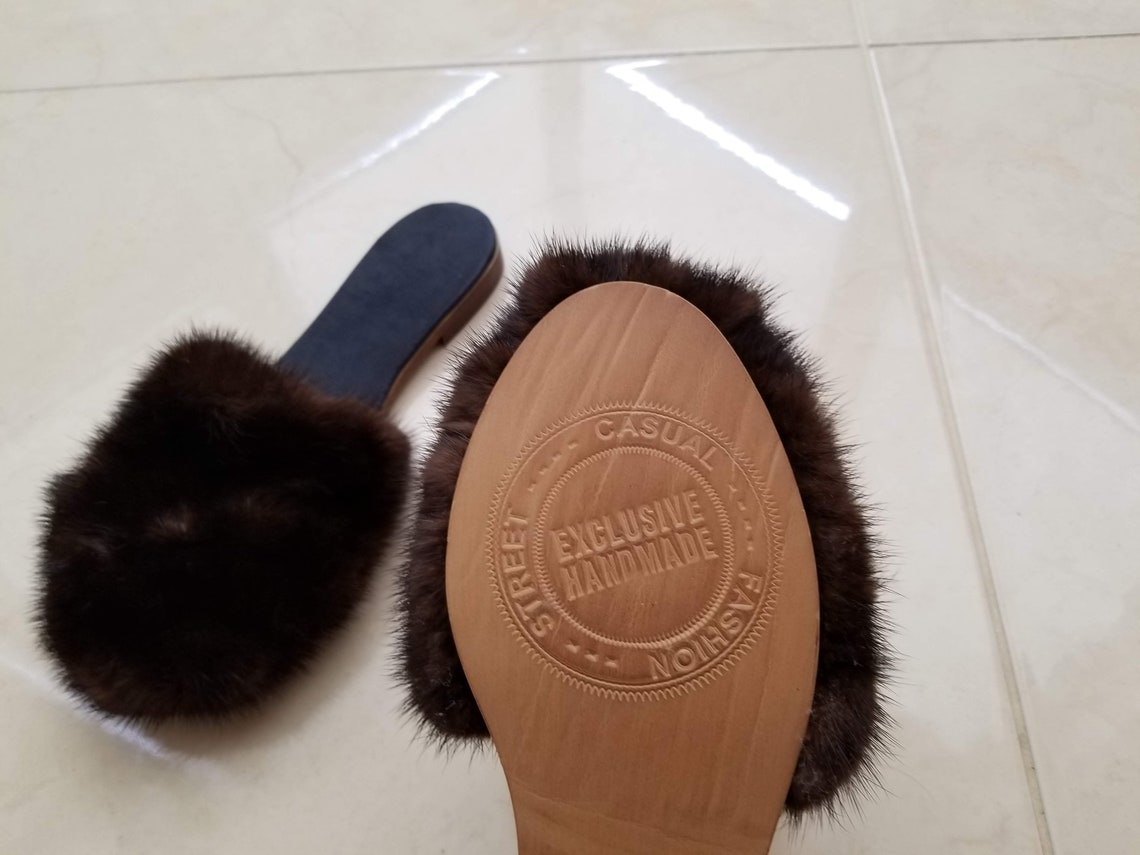 fur mules