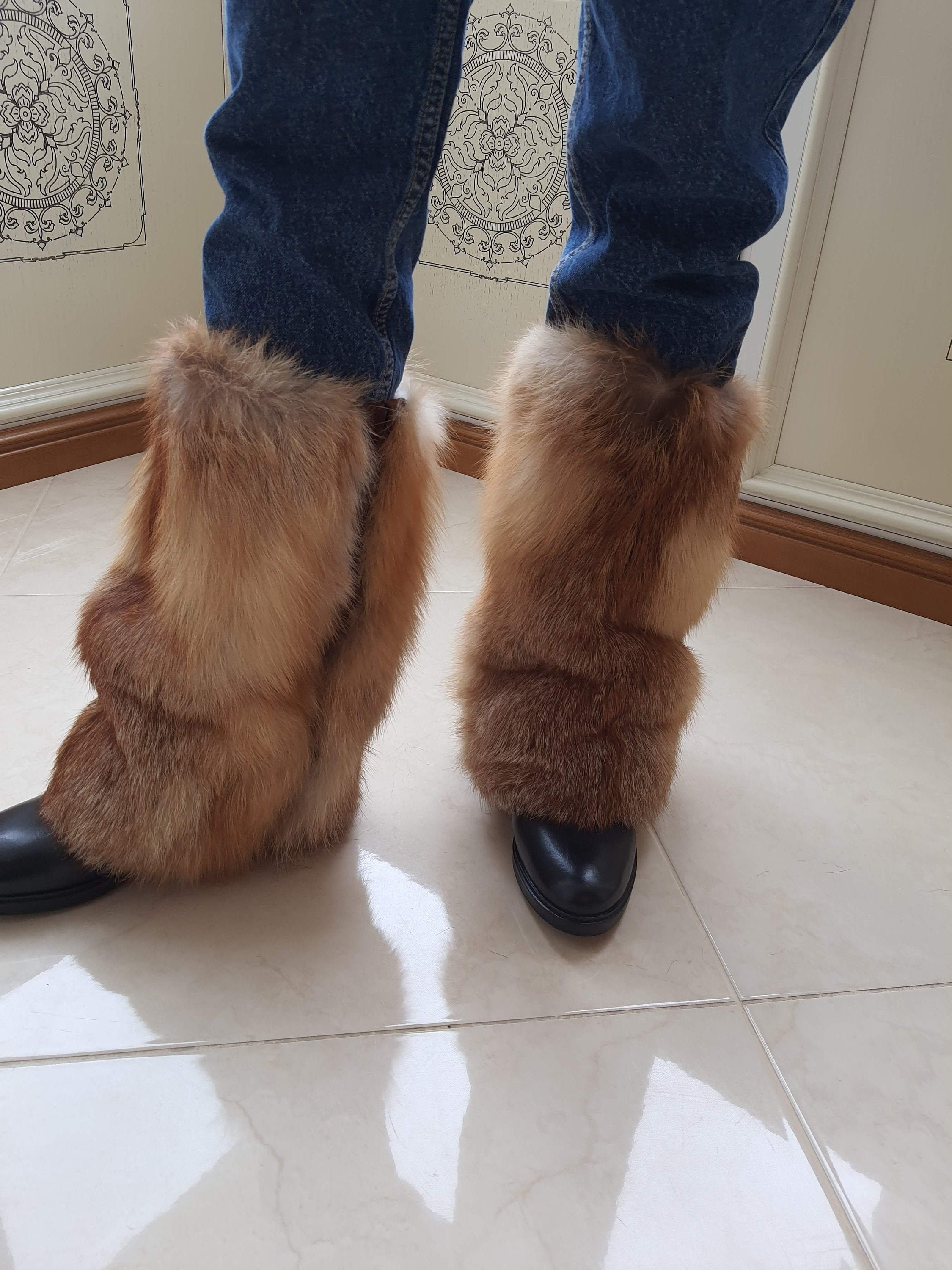 Fur Leg Warmers -  Canada