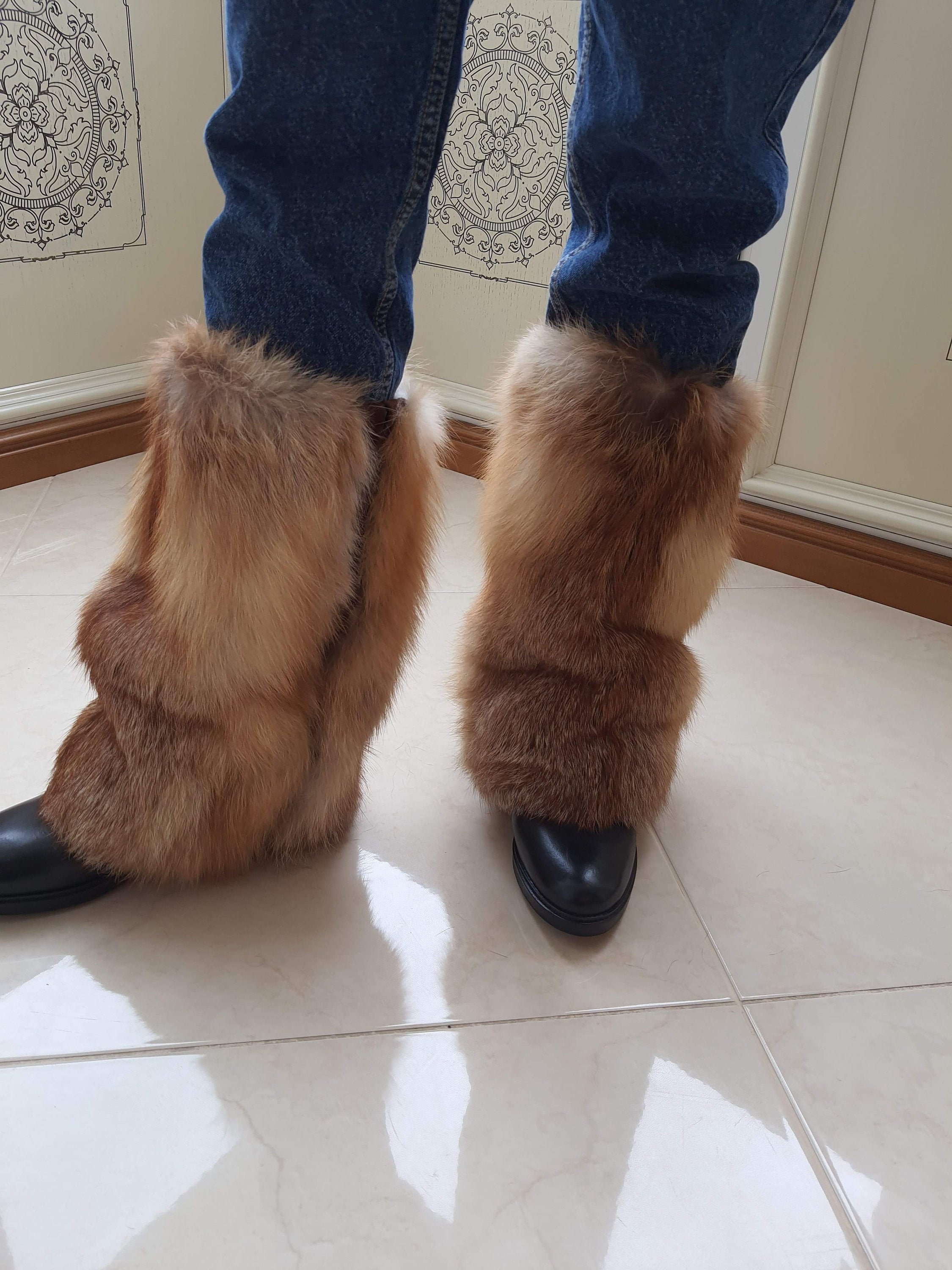 Fur Leg Covers 