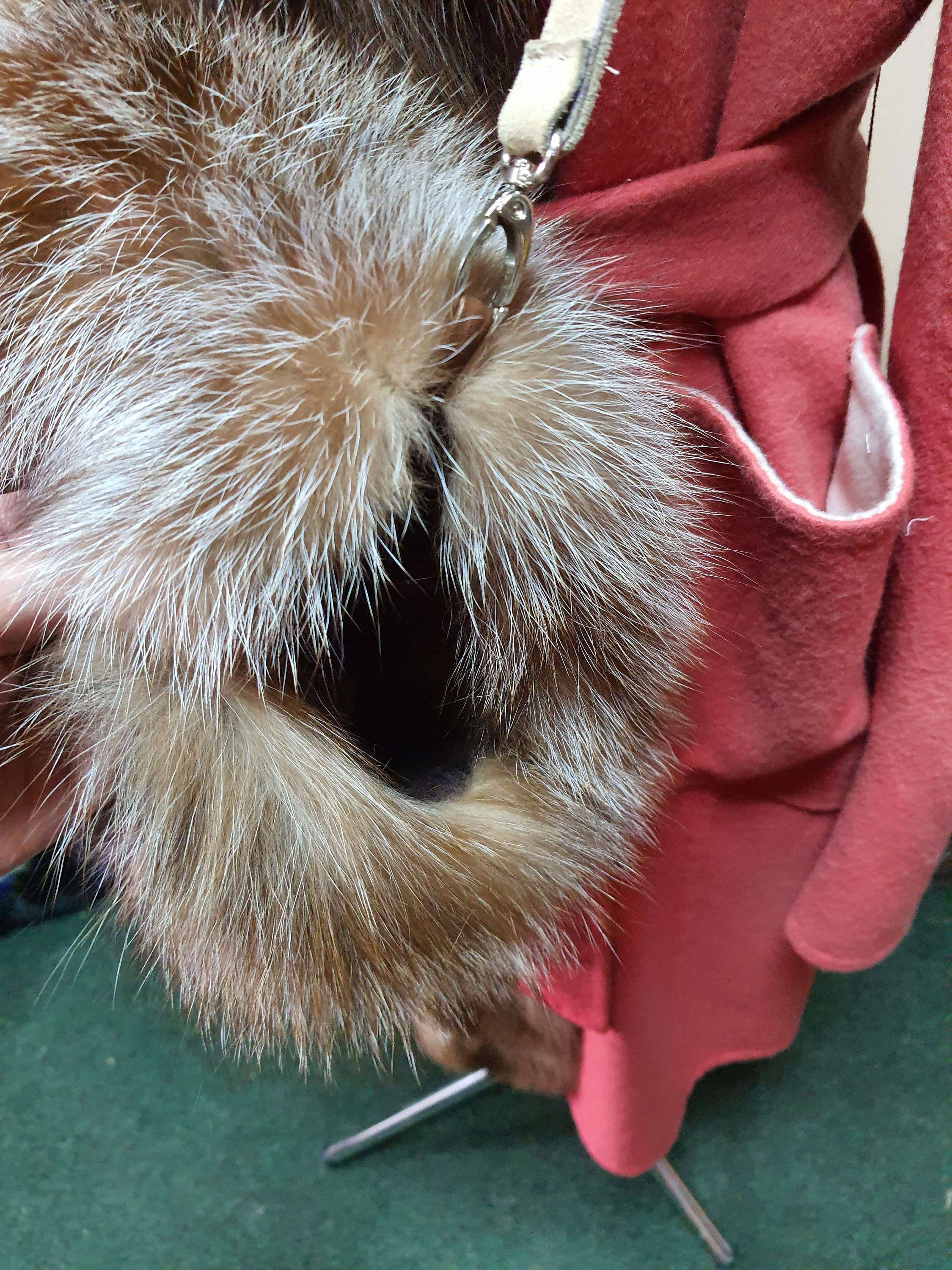 Crystal Fox Fur Muff Muff Fur Muff Real Fur Muff Fur Etsy Australia