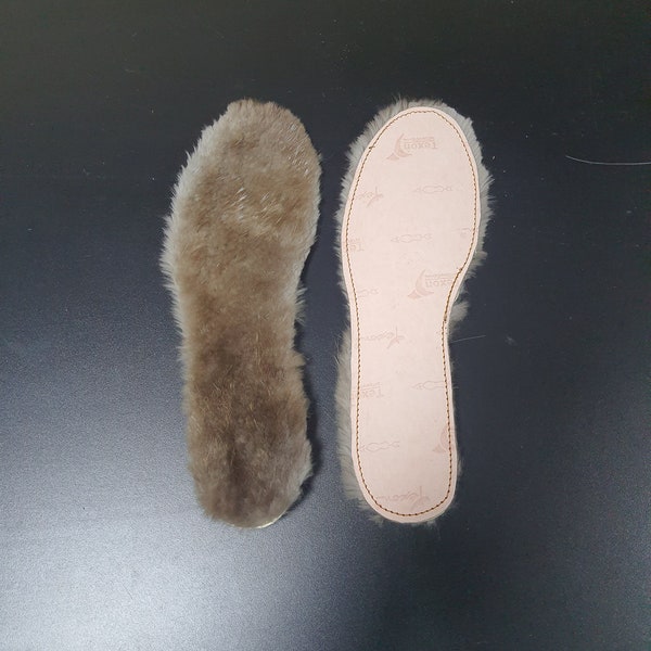 Beaver fur insoles for shoes, leg warmer, Real shearling fur insoles, winter boots insole