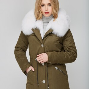 Fur Parka Fur Parka Parka Fox Fur Fur Coat Real Fur - Etsy