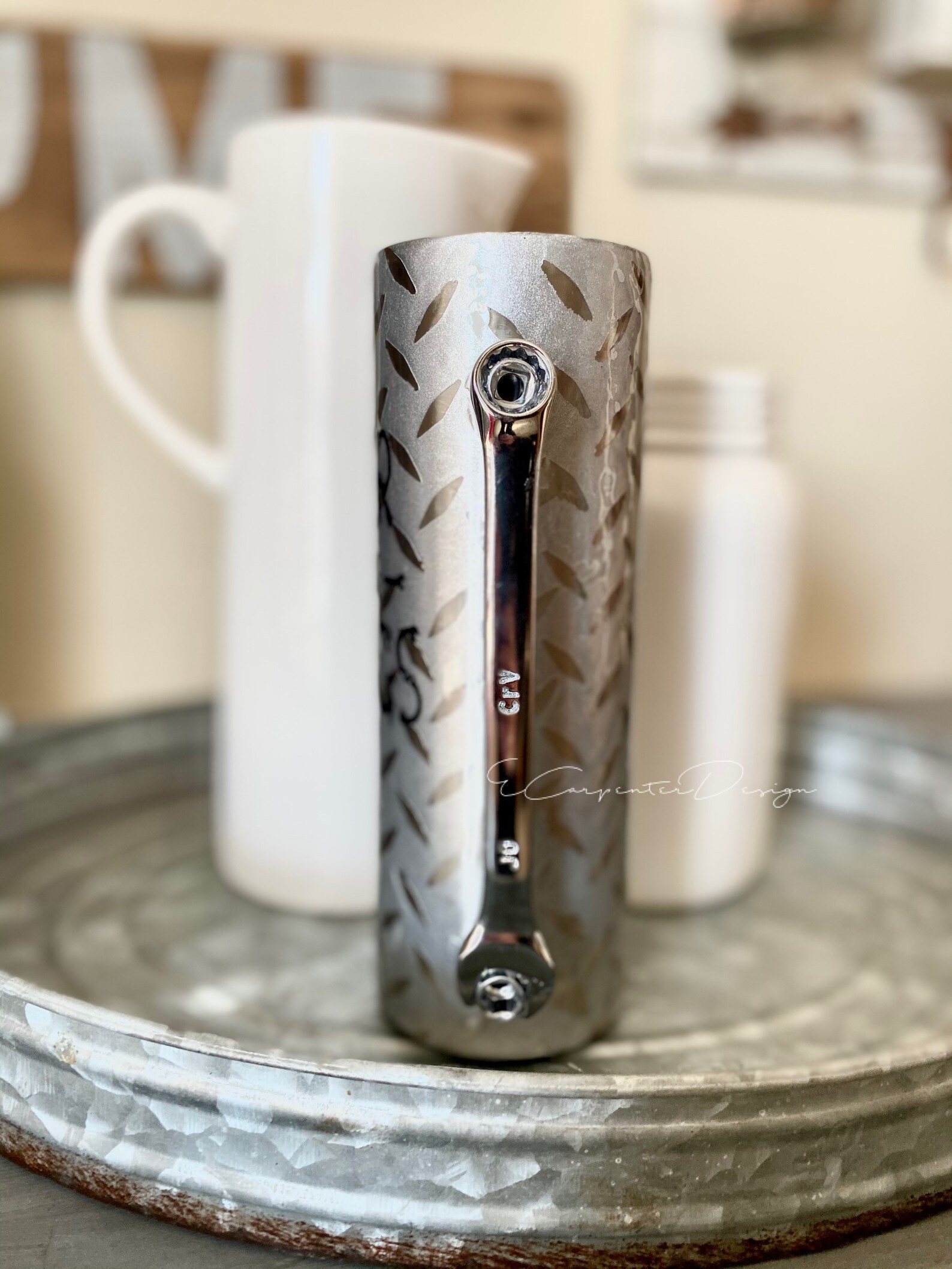 Wrench Tumbler l Mens tumbler l Mechanic l Mechanic Tumbler l Etsy