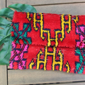 Kilim Woven Festival Boho Clutch Bag / Made in Morocco Women&#39;s Handbag Purse
