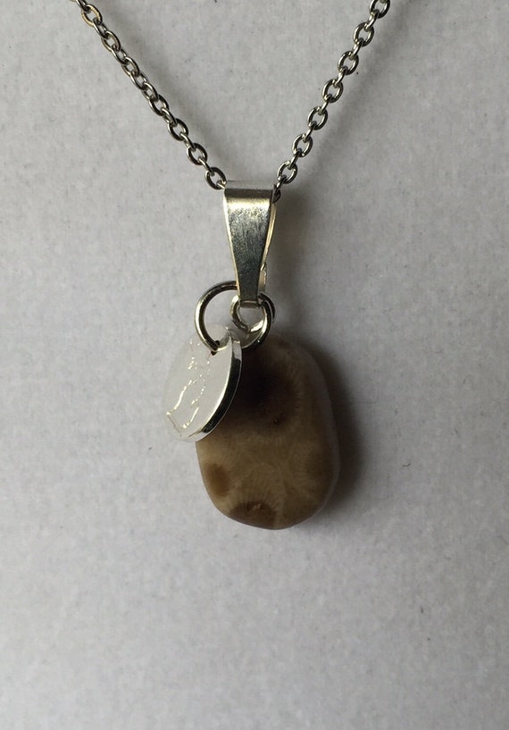 Petoskey outlet stone necklace