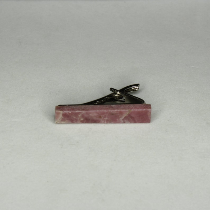 Rhodonite Tie Clip