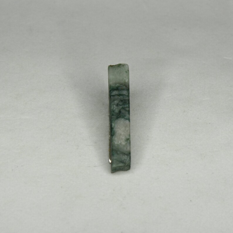 Moss Agate Tie Clip