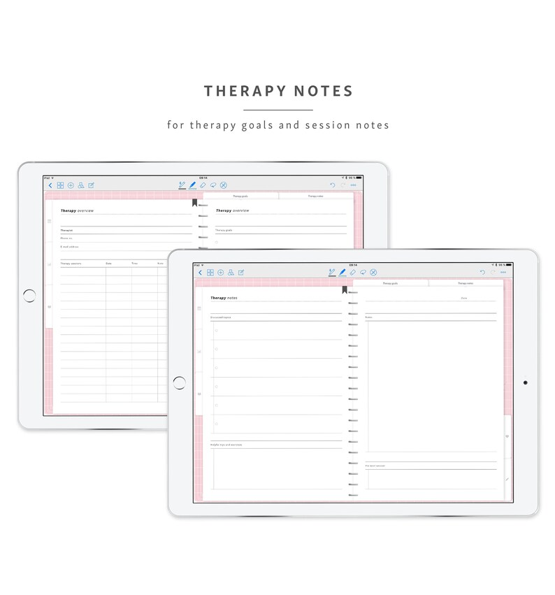 Selfcare Journal / Goodnotes & Notability Digital Planner / Etsy