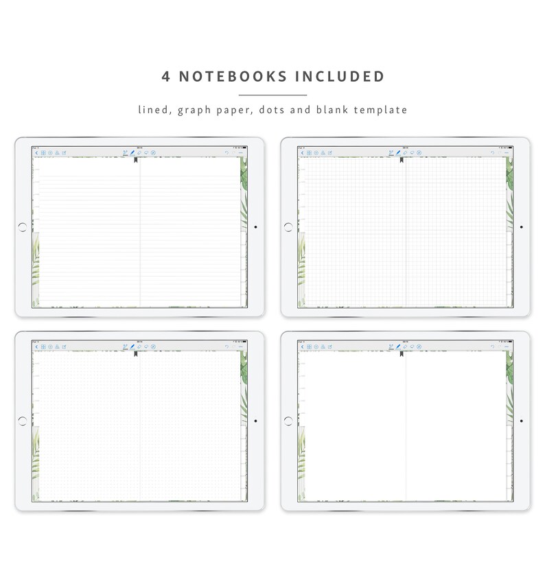 Bullet Journal / Goodnotes & Notability Digital Planner / Etsy