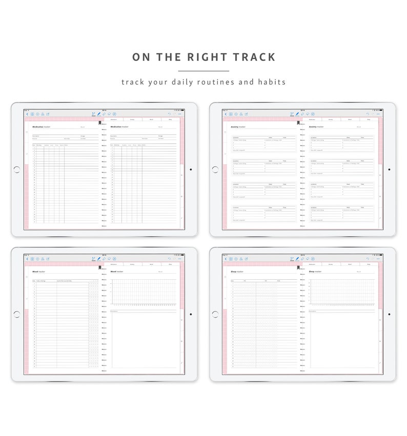 Selfcare Journal / Goodnotes & Notability Digital Planner / Etsy