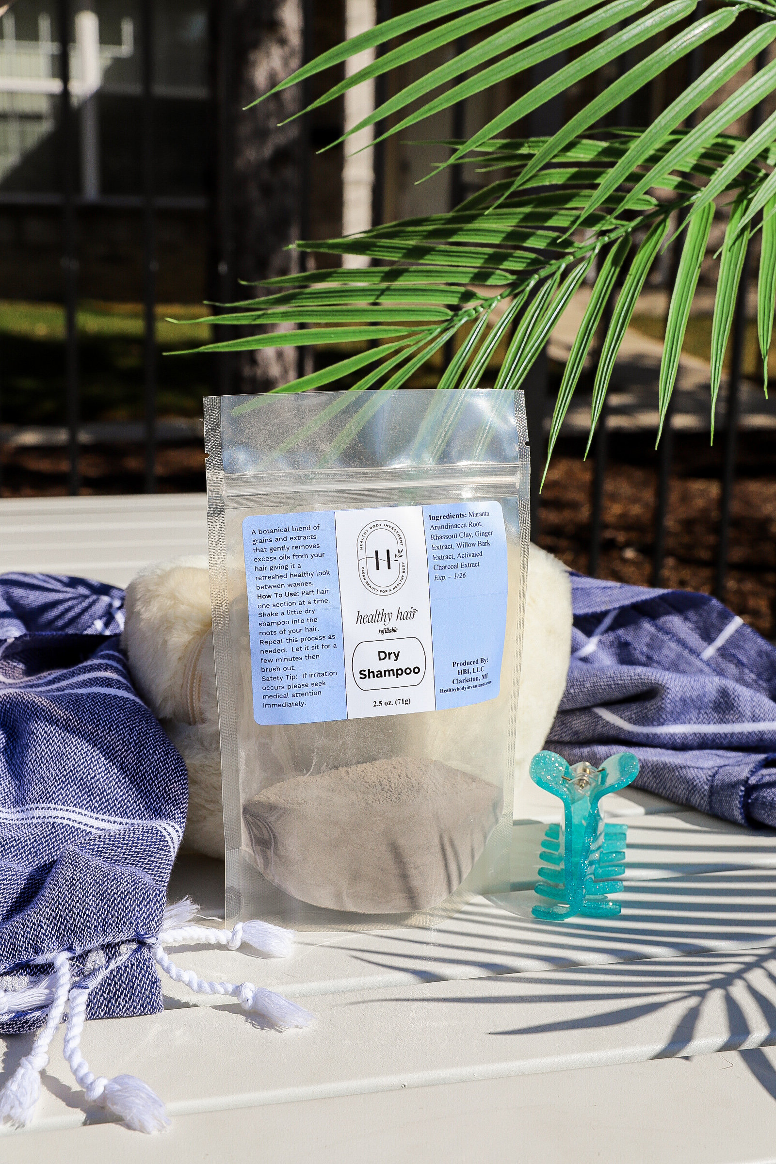 Dry Shampoo Refill Bag, Award Winning Product, Clean Beauty, Non Aerosol  Powder, Use Any Shaker Container You Have Or Refill Our Bottle,