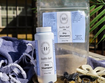 Powder Dry Shampoo Bottle and Refill, Botanical Blend